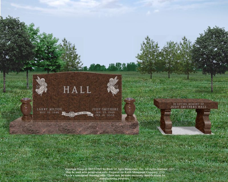 Hall Bench Monument on Lot
