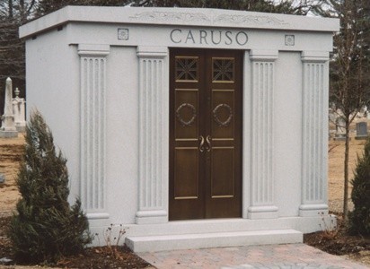 Rock of Ages Family Private and Estate Mausoleum Caruso